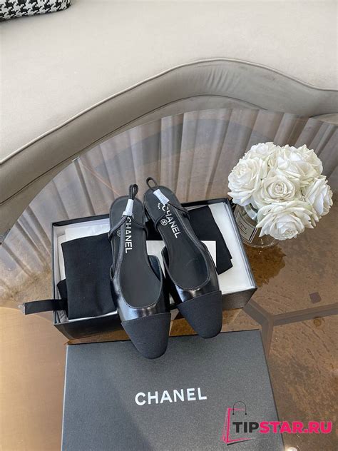 Chanel Slingbacks Black G Tipstar Ru