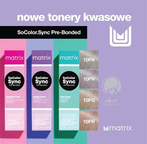 Matrix Socolor Sync Pre Bonded Toner Kwasowy Do Krycia Siwych W Os W