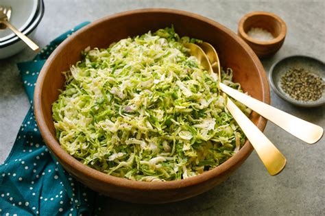 Lemony Brussels Sprout Slaw Recipe Nyt Cooking