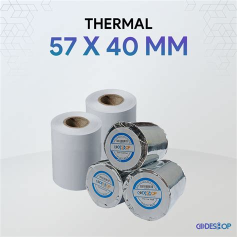 Jual Kertas Kasir Thermal Paper Roll 58 X 40 58x40 Di Seller Codeshop