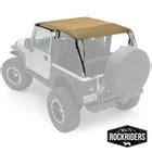 1997 2006 Wrangler Safari Extended Bikini Top With Windshield Channel Spice EBay