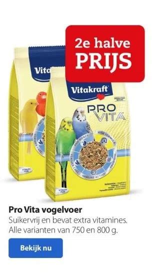 Pro Vita Vogelvoer Aanbieding Bij Boerenbond