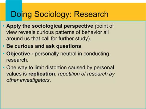 Sociological Investigation Ppt