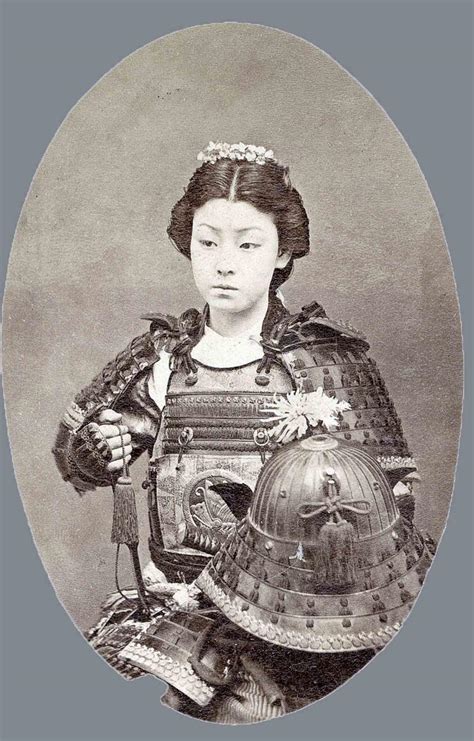 Onna Bugeisha Or A Female Samurai Japan Circa 1860s Roldschoolcool