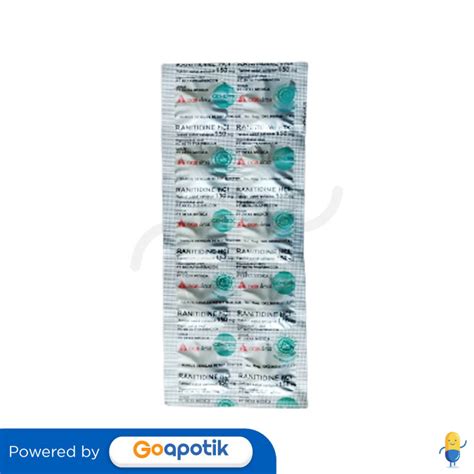 Ranitidine Hcl Ogb Dexa Medica 150 Mg Tablet Kegunaan Efek Samping