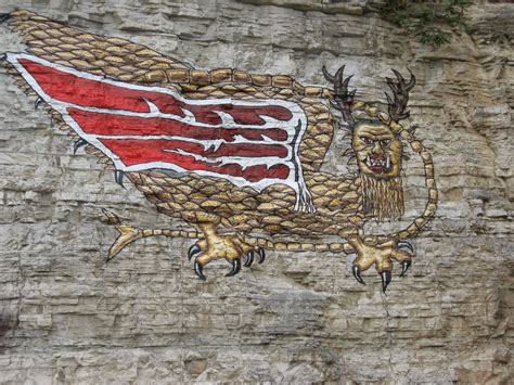 Grafton, IL Piasa Bird | Mythical creatures list, Mythical creatures