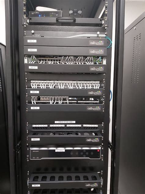 Montagem De Rack De Rede CallSystem