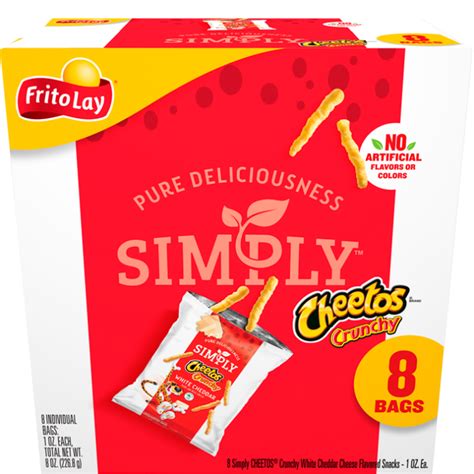 Simply Cheetos® Crunchy White Cheddar Cheese Flavored Snacks Multi Pack