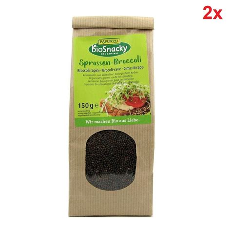 Ks Rapunzel Biosnacky Sprossen Broccoli Keimsaaten Vegan Bio X G