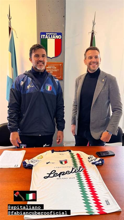 Fabián Cubero, DT: fue presentado como entrenador de un club del