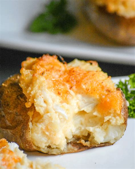 Twice Baked Crab Stuffed Potatoes - 4 Sons 'R' Us