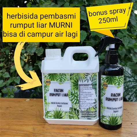 Jual Racun Rumput Liar Dan Ilalang Juga Gulma Kemasan 1literbotol250ml