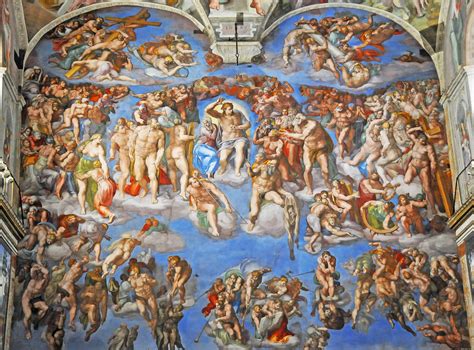 Last Judgement Sistine Chapel Liturgy Letter