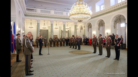 Uroczystość wręczenia nominacji generalskich YouTube