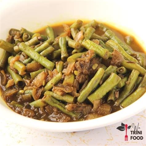 trinidad curry bodi simple curried long beans recipe  trini food