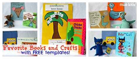 Miss Lovie Favorite Books And Crafts With Free Templates