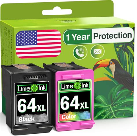 Amazon Limeink Remanufactured Ink Cartridges Replacement For HP 64