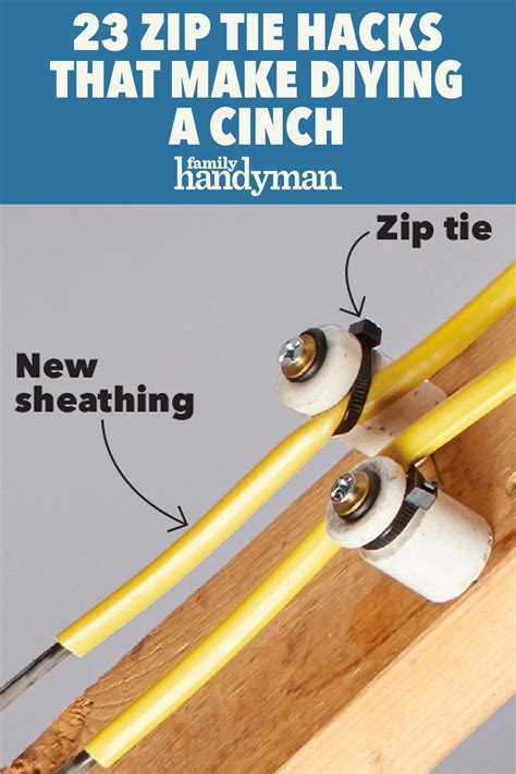 23 Zip Tie Hacks That Make DIYing A Cinch Caulking Tips Can Lids Zip