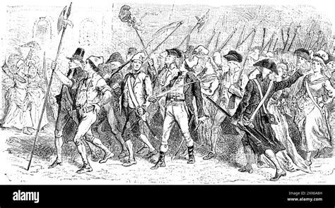 Popular Uprising In Paris French Revolution At The End Of The 18th