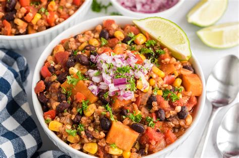 Buckwheat Sweet Potato Chili Slow Cooker Food Revolution Network