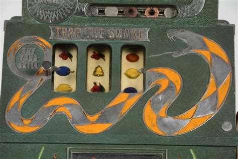 Lot Detail Rare 5¢ Mills Novelty Co Hoke Snake Slot Machine