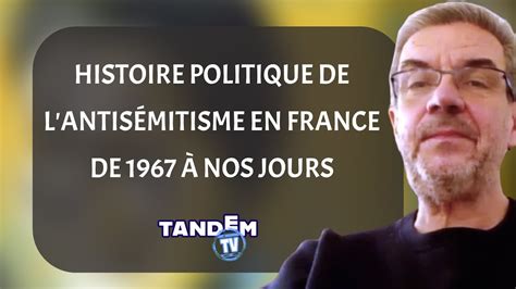 Alexandre Bande Histoire politique de l antisémitisme en France de