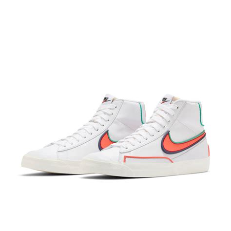 Nike Blazer Mid 77 Infinite White Blue Void Crimson Da7233 102