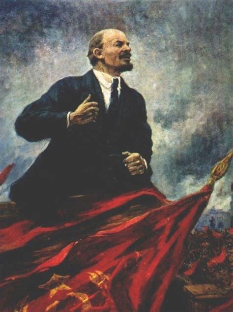 Vladimir Lenin Leader Of The Proletarian Revolution Russian