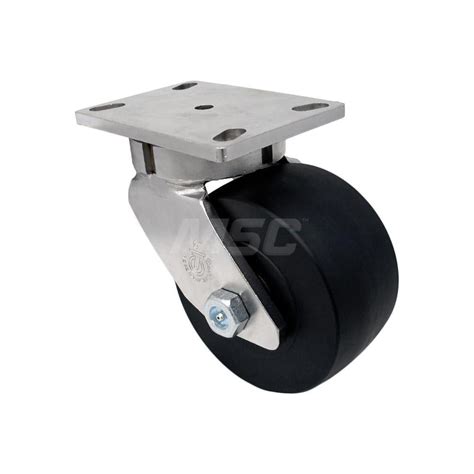 Durable Superior Top Plate Caster 6 Wheel Dia 3 Wheel Width