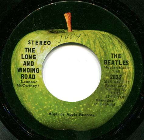 The Beatles The Long And Winding Road Vinyl 7 Single 45 Rpm 1970 [r4359477] Discogs