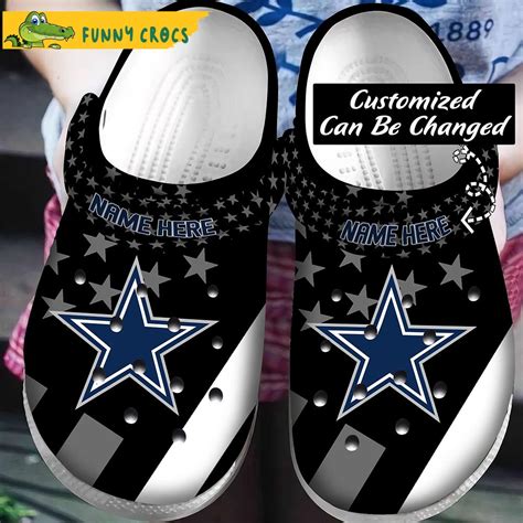 Custom Football Dallas Cowboys Crocs Clog Shoes Discover Comfort And