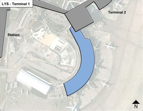 Lyon Exupery Airport Map | LYS Terminal Guide