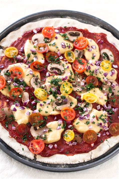 Simple Vegan Gluten Free Pizza This Delicious Pizza Is Homemade