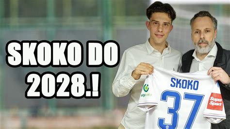 NOA SKOKO Potpisao Novi Ugovor S Hajdukom Do 2028 YouTube