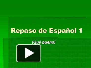 PPT Repaso De Espa PowerPoint Presentation Free To View Id