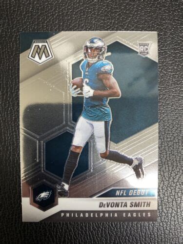 DeVonta Smith 2021 Panini Mosaic Rookie NFL Debut 246 Philadelphia