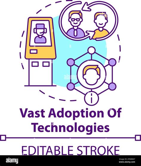 Vast Adoption Of Technologies Concept Icon Stock Vector Image And Art Alamy