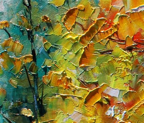 Autumn Landscape Oil Painting Fall Trees and Path Palette - Etsy