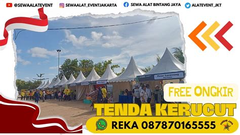 Sewa Tenda Kerucut X M Kawasan Industri Indotaisei Karawang