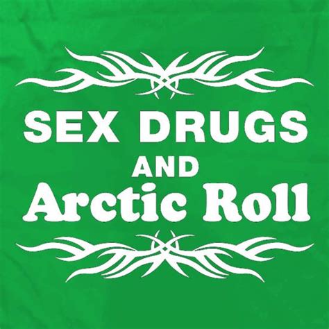 Sex Drugs And Arctic Roll Apron By CharGrilled