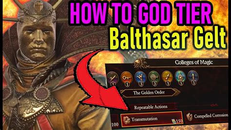 Balthasar Gelt Critical Tips Perfect Turns To Dominate V Total