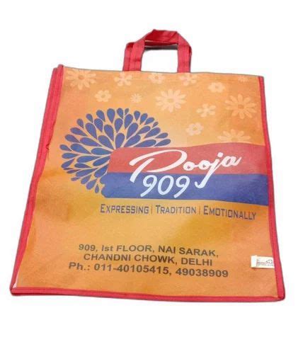 Handle Type Loop Handle Printed Stitched Non Woven Bag For Shopping