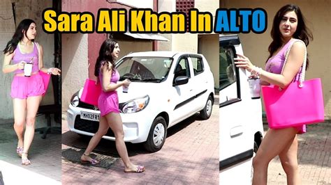 Sara Ali Khan In Alto 800🚗🙄 Youtube