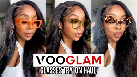 Vooglam Glasses Try On Haul Review Baddie On A Budget Youtube