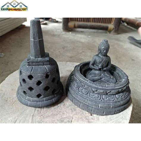 Jual MINIATUR STUPA CANDI BOROBUDUR TINGGI 17 CM Indonesia Shopee Indonesia