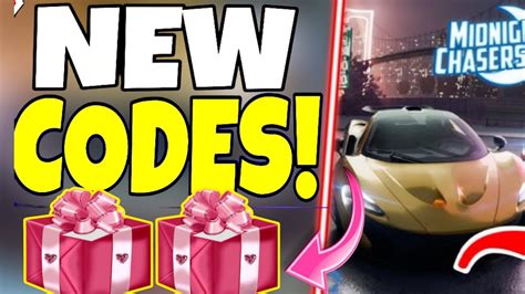 New Cars Midnight Chasers Codes Codes For Roblox Midnight Chasers