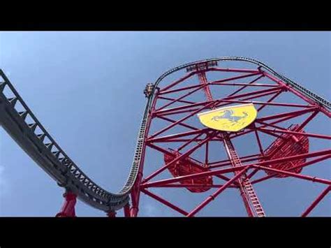 Red Force Ferrari Land Port Aventura Under Ride POV YouTube