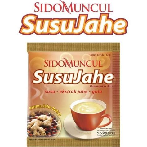 Jual Sido Muncul Minuman Susu Jahe Isi 10 Sachet Di Seller Blue A Shop