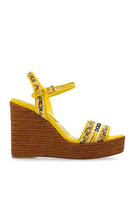 Dolce And Gabbana Wedge Sandals Womens Shoes Vitkac