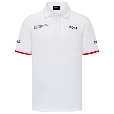 Porsche Motorsport Team Poloshirt Wei